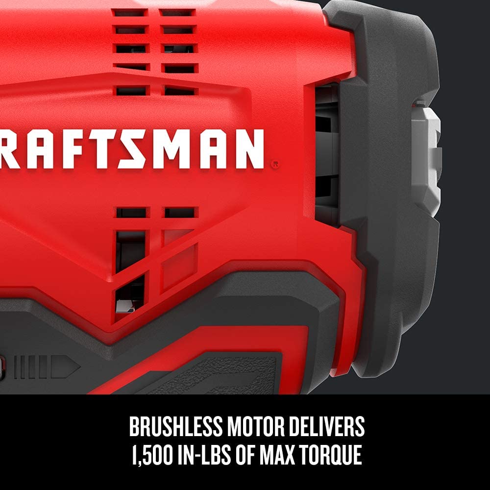 CRAFTSMAN 20V Cordless Impact Driver Kit (CMCF810C1) - Certified Refurbished with Full Warranty - Powerful Tool for DIY Projects & Professional Construction Work