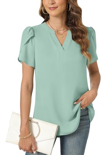 S-v Neck Light Green