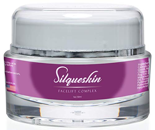 Silqueskin Facelift Complex - Premium Anti-Aging Day & Night Moisturizer for All Skin Types - Promotes Collagen Production & Reduces Fine Lines & Wrinkles - Hydrating Face Cream for Youthful Glow - Perfect for Daily Skincare Routine & Anti-Aging Regimen