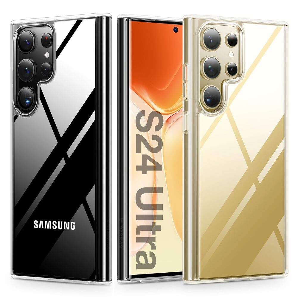 Samsung Galaxy S24 Ultra/S24+ Screen Protector - Diamond Clear Tempered Glass with HD Clarity & Anti-Scratch for Ultimate Protection - Perfect for Work, Gaming & Daily Use