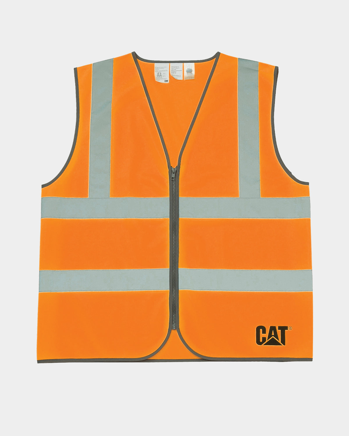 High Visibility Safety Vest for Men - Reflective Zip-Up Work Vest for Construction, Cycling & Outdoor Activities