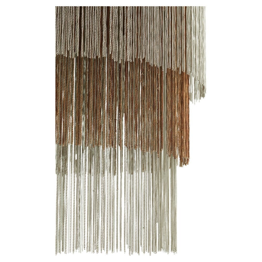 Cyan Design 11329 New World Pendant Light Fixture - Silver & Bronze Finish - Modern Ceiling Lighting for Dining Room, Bedroom, or Entryway