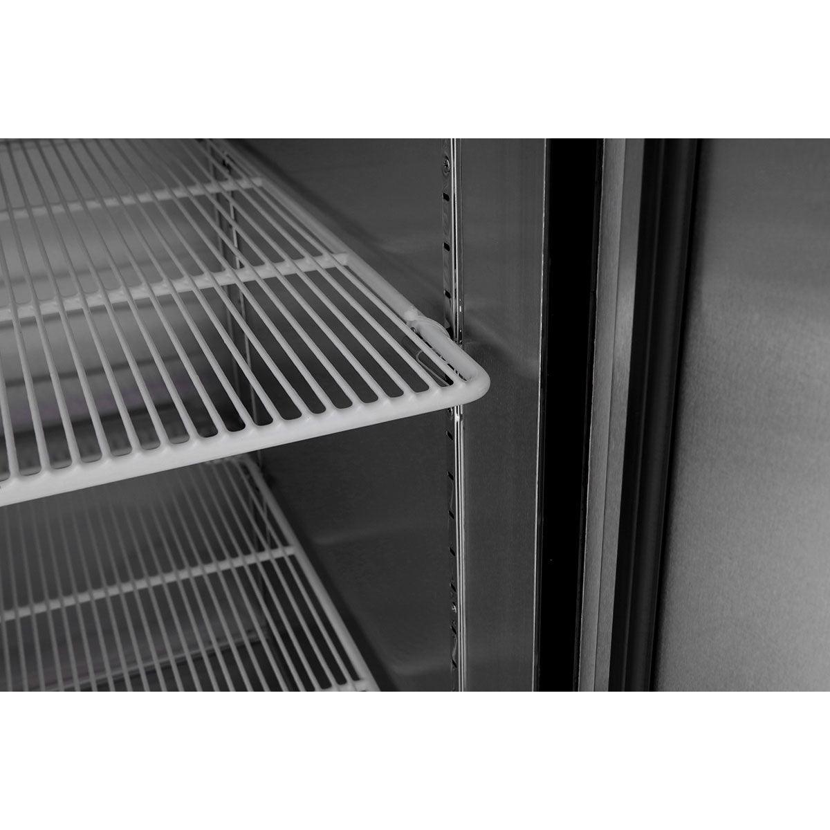 Atosa MBF8507 54-Inch Commercial Bottom Mount 2-Door Reach-In Refrigerator, 43.8 Cu.Ft Capacity - Perfect for Restaurants, Cafes, and Food Service Businesses