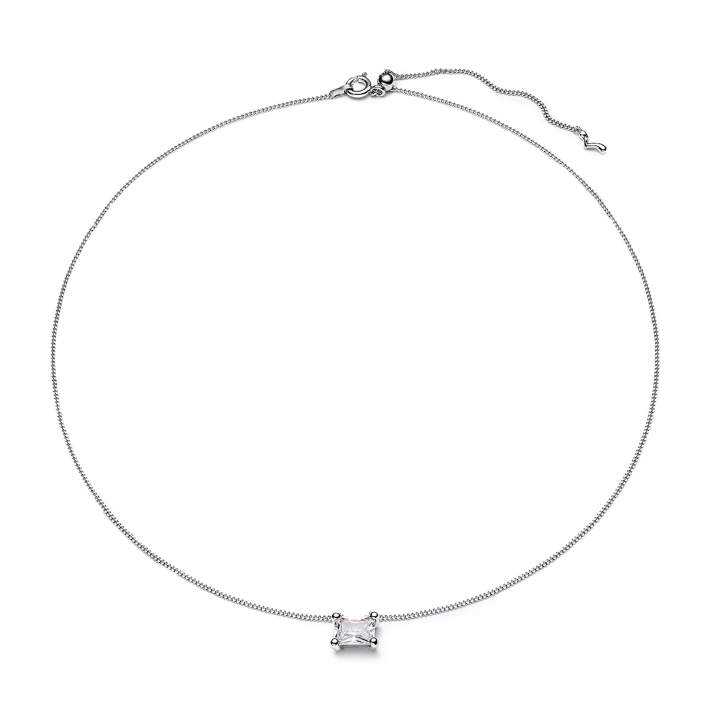 Roppongi Drop Necklace - Sterling Silver Pendant for Women, Elegant Dainty Jewelry Gift for Her, Perfect for Date Night & Special Occasions