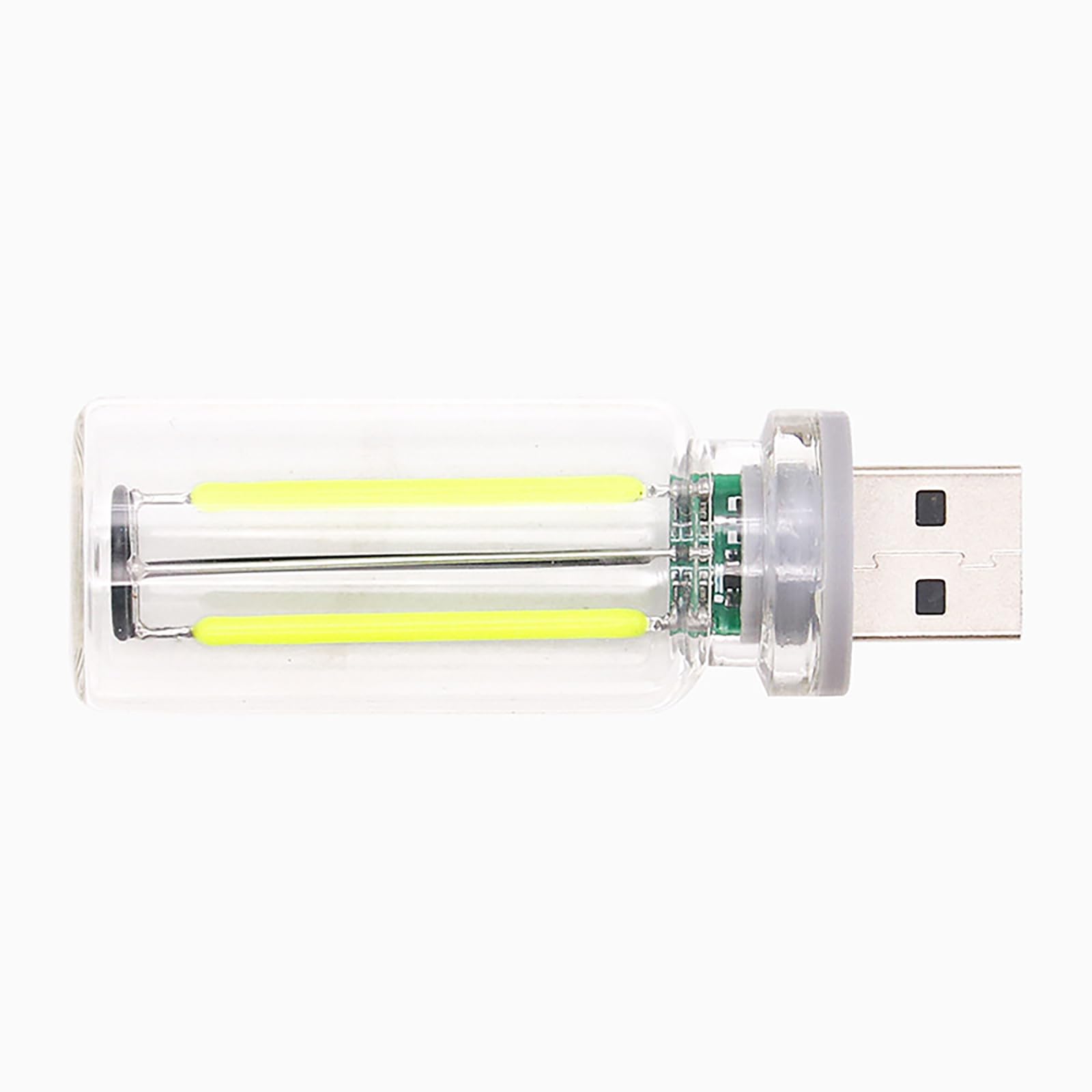 Retro USB LED Car Interior Atmosphere Lights - Plug-in USB Automotive Night Lamps for Cars, Bedrooms & Hallways | Blue Ambient Lighting for Mood & Decoration