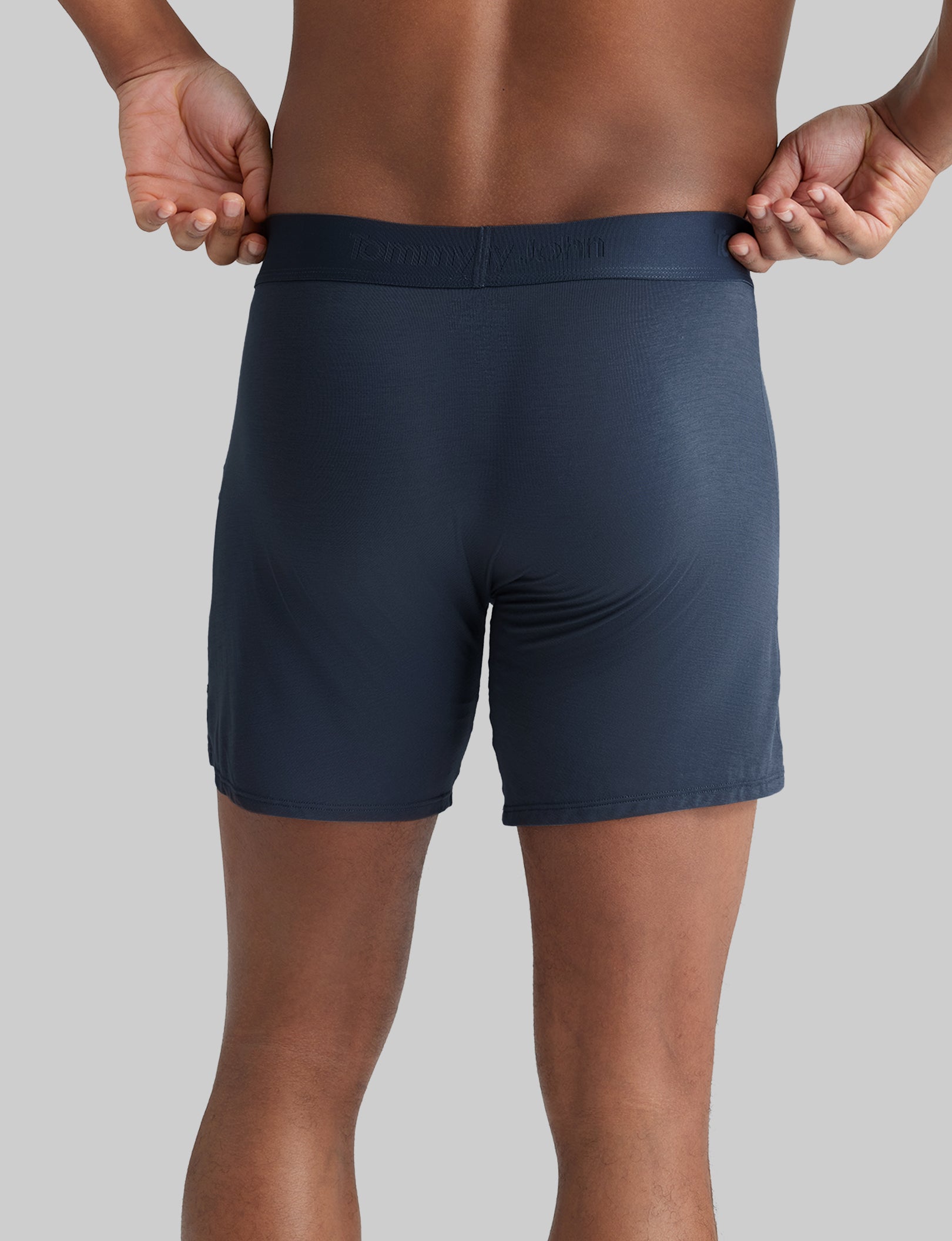 Second Skin Relaxed Fit Boxer Briefs - 6 Pack (3 Pairs) - Ultra Soft Men's Underwear for All-Day Comfort - Perfect for Workout, Lounge & Sleep