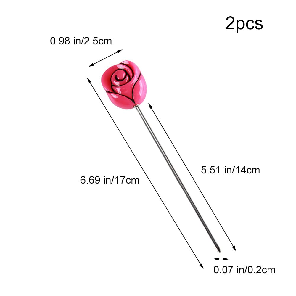2 Pack Stainless Steel Cake Tester Needles - Reusable Baking Probe for Cakes, Bread, Muffins & Pastries | Perfect for Home Bakers & Professional Kitchens | Essential Baking Tool for Perfect Doneness Every Time