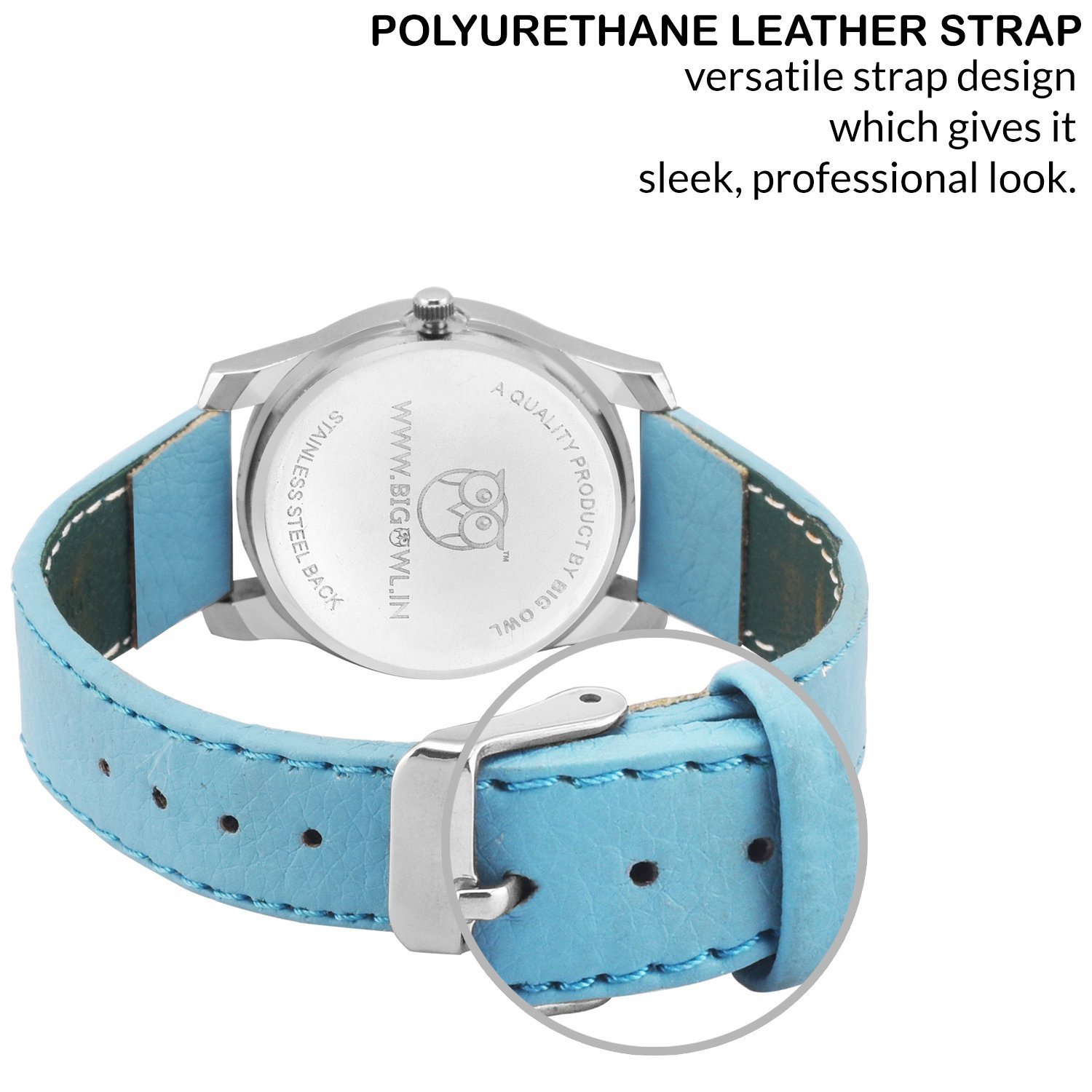 BIGOWL Women's Fashion Watch | Stylish Analog Leather Band Watch for Women & Girls - Perfect Gift for Daughter, Sister, Wife | Casual, Office & Everyday Wear