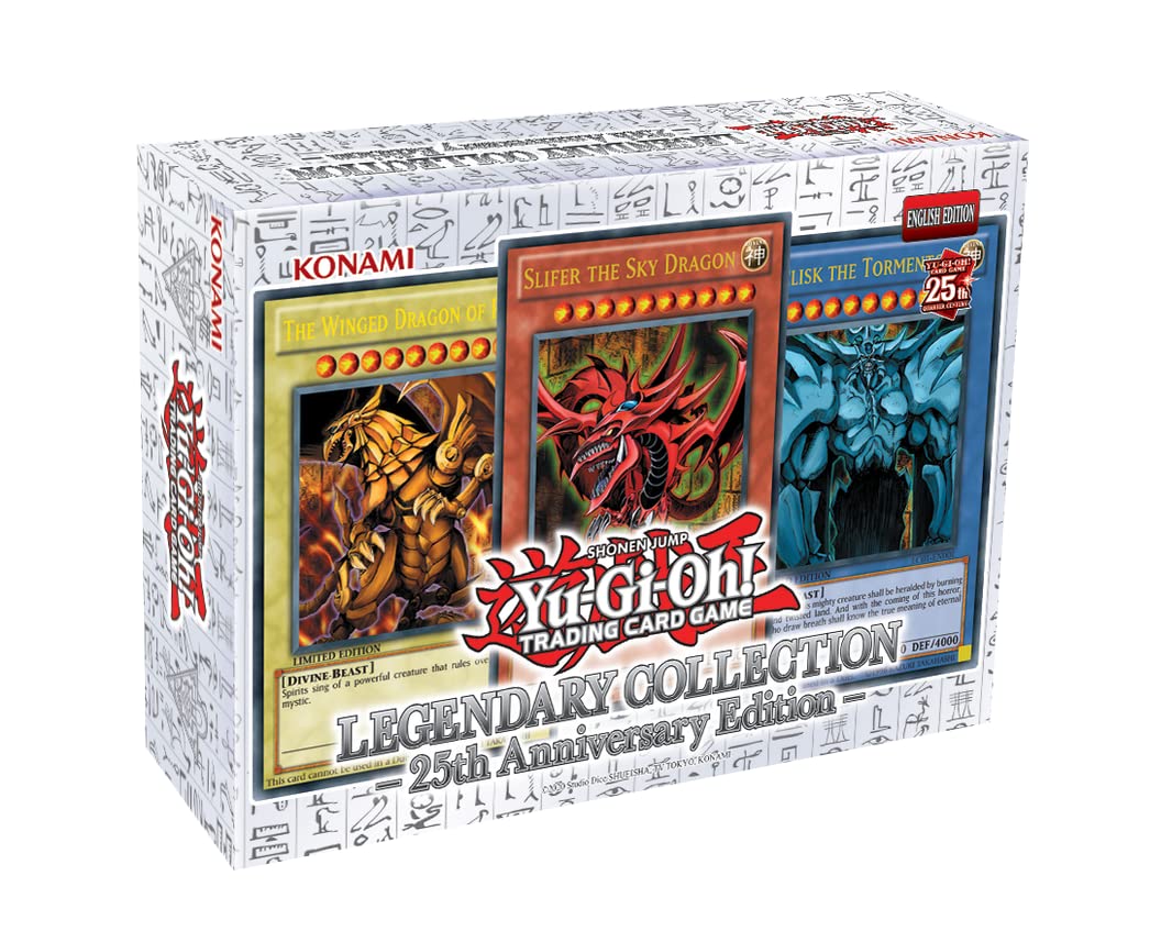 Yu-Gi-Oh! Trading Cards: Legendary Collection 25th Anniversary Box - Limited Edition Collectible Card Game for Players & Fans - Perfect for Tournaments, Gifts, and Nostalgic Gaming Sessions
