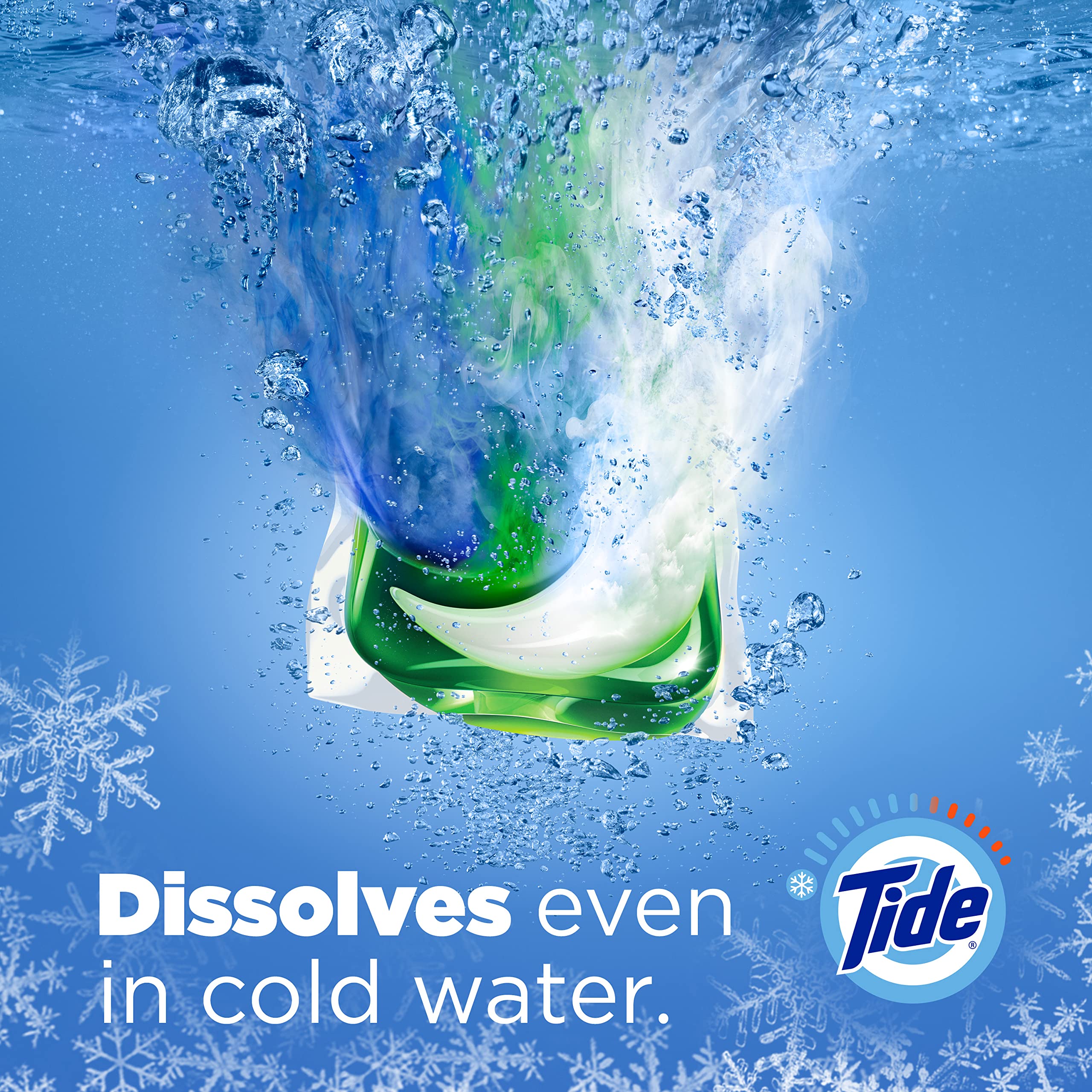 Tide PODS Laundry Detergent Soap Pacs, HE Compatible, 57 Count, Powerful 3-in-1 Clean (Fresh Spring Meadow Scent) - Perfect for HE Washers, Quick Loads & Busy Households