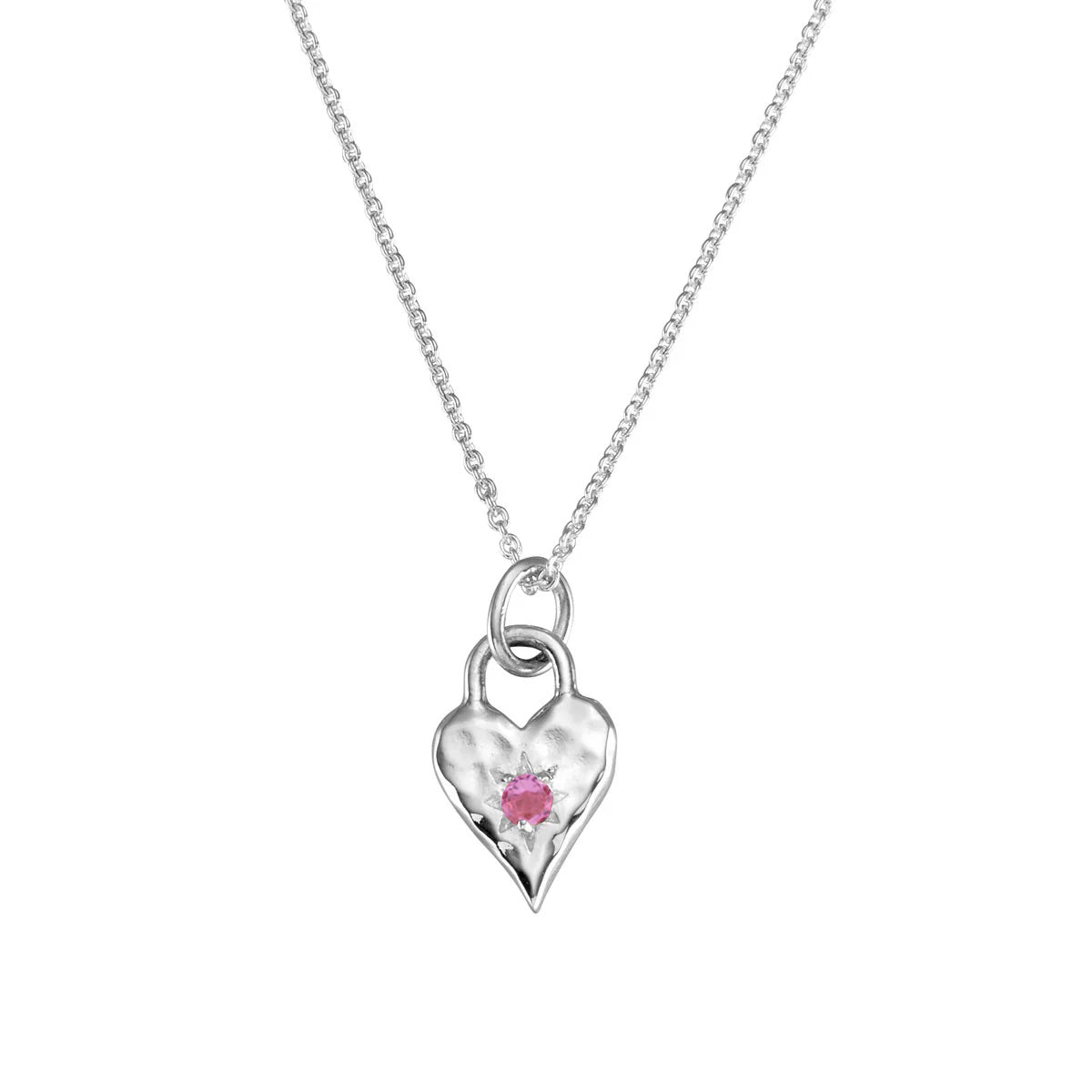 Pink Tourmaline Heart Necklace for Women - Romantic Jewelry Gift for Valentine's Day, Anniversary & Special Occasions
