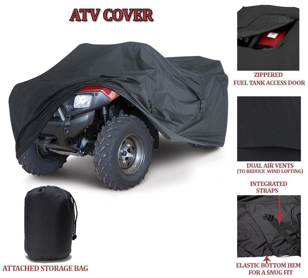 SBU ATV Cover for E-TON America Vector 250 VXL-250 Quad 4 Wheeler (2006 Model) - Heavy Duty All-Weather Protection - Perfect for Outdoor Storage & Trail Riding
