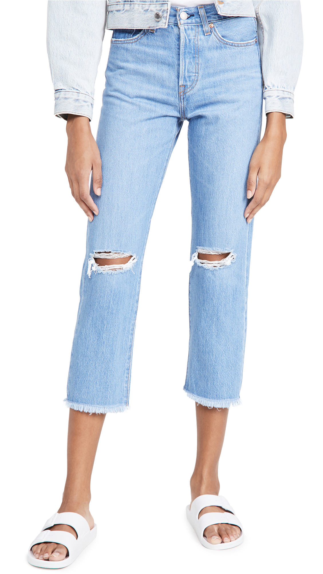 Levi's Women's Wedgie Straight Jeans - High Waist Slim Fit Denim Pants for Casual & Everyday Wear | Perfect for Work, Dating & Weekend Outfits