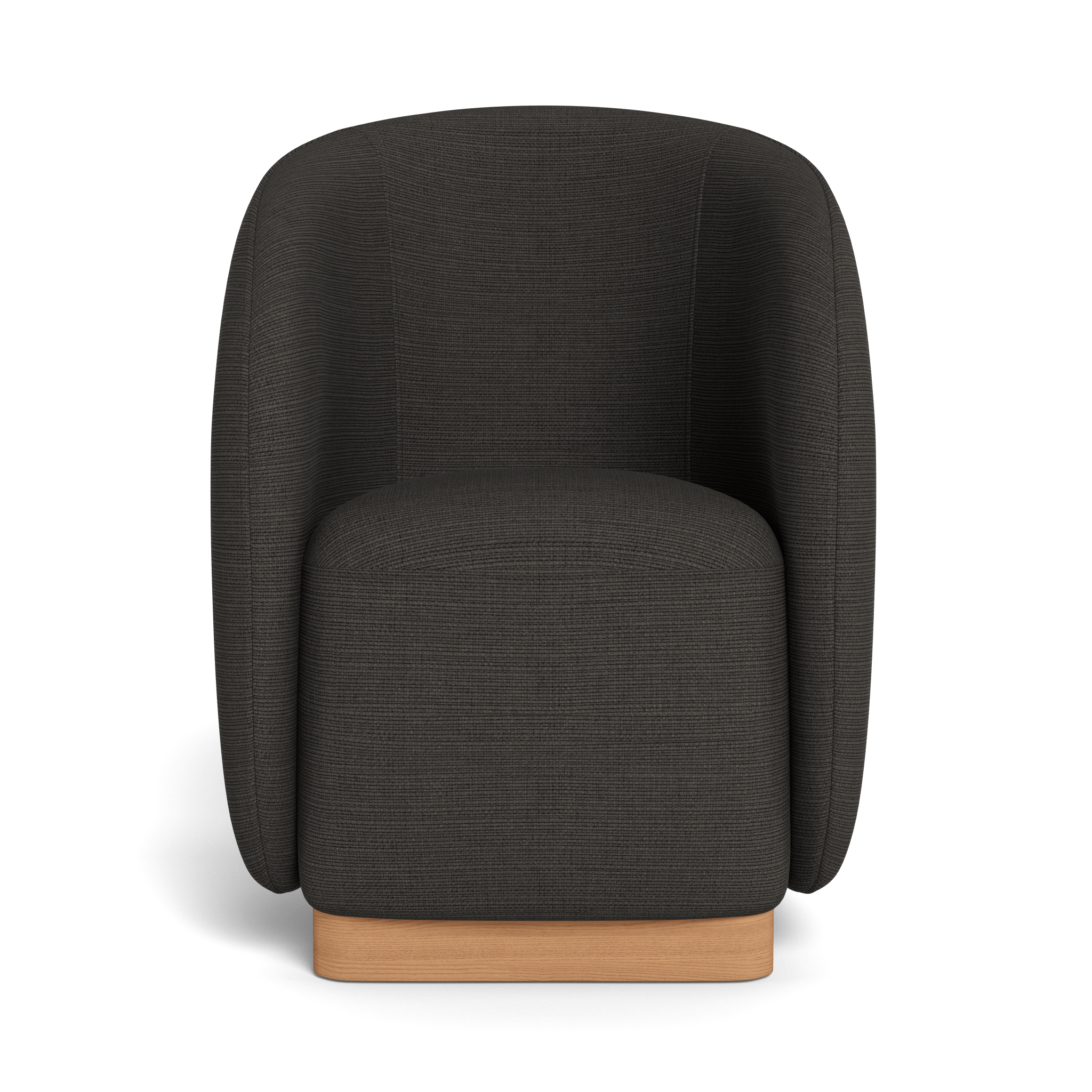 Como Modern Dining Chair - Mid Century Style Wooden Seat with Upholstered Cushion - Perfect for Kitchen, Dining Room & Breakfast Nook