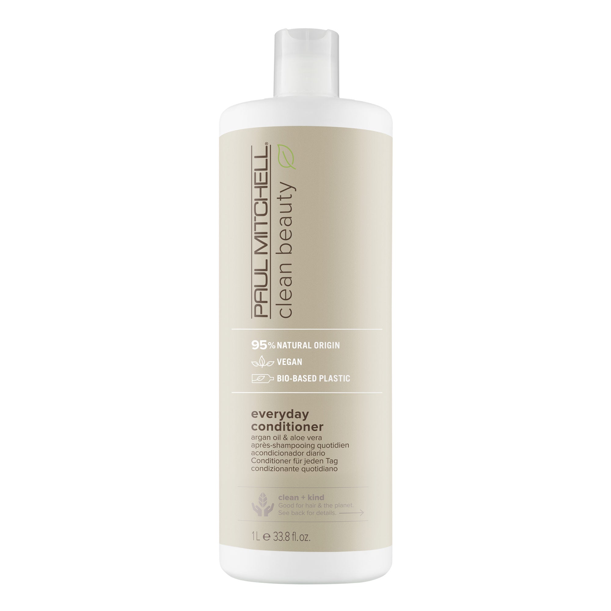 Clean Beauty Everyday Conditioner - Hydrating & Nourishing Hair Care for Daily Use | Perfect for Dry, Damaged & Frizzy Hair at Home or Salon