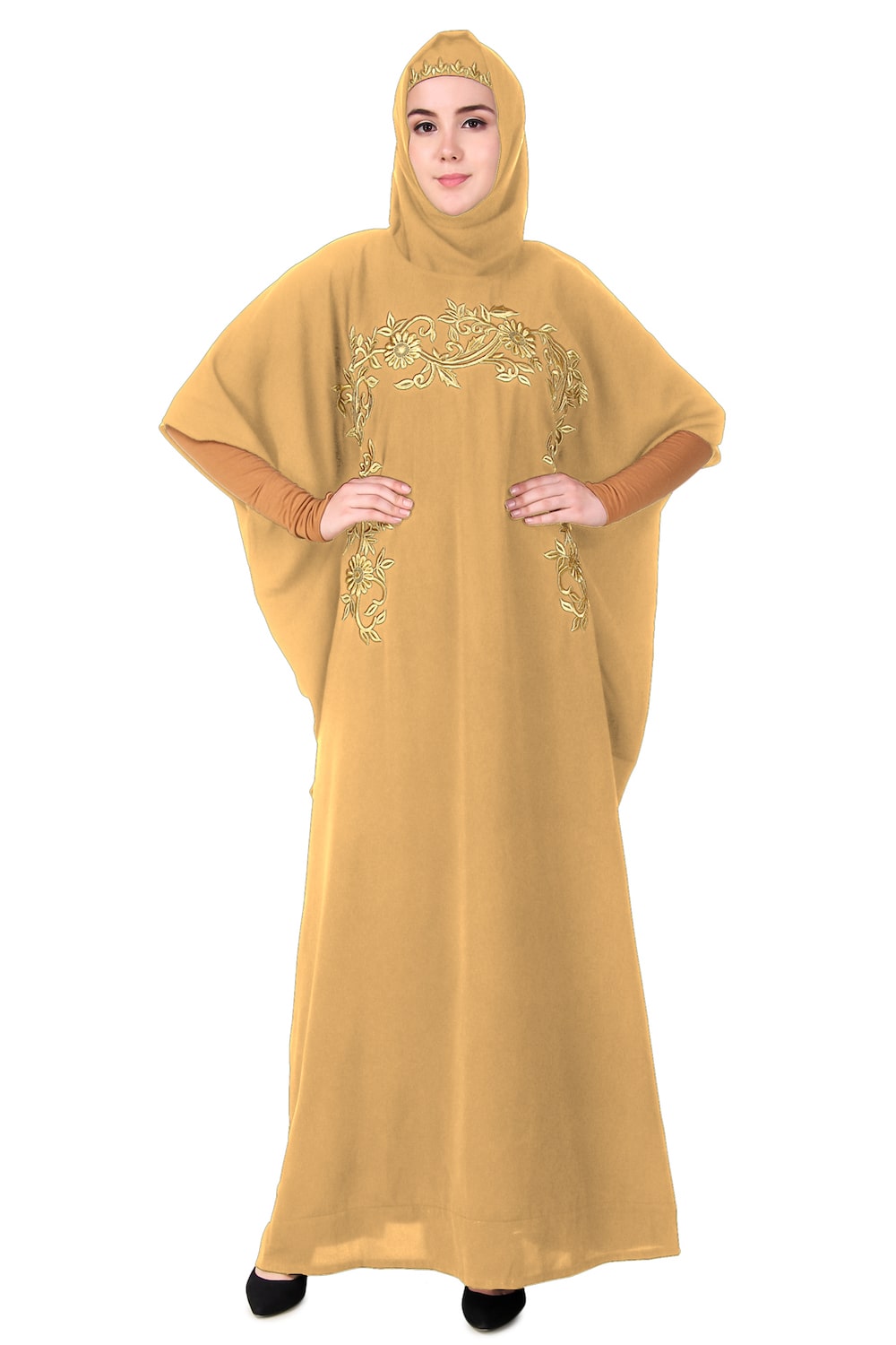 Luxury Hand Embroidered Dubai Kaftan Dress - Elegant Designer Abaya for Women | Perfect for Weddings, Parties & Special Occasions