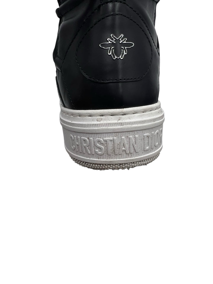 Christian Dior Black Resille Winter Solar Boots Women's Size 7 (EU 37) - Waterproof Snow Boots for Cold Weather, Fashionable Winter Shoes for Women, Perfect for Snowy Days & Outdoor Activities