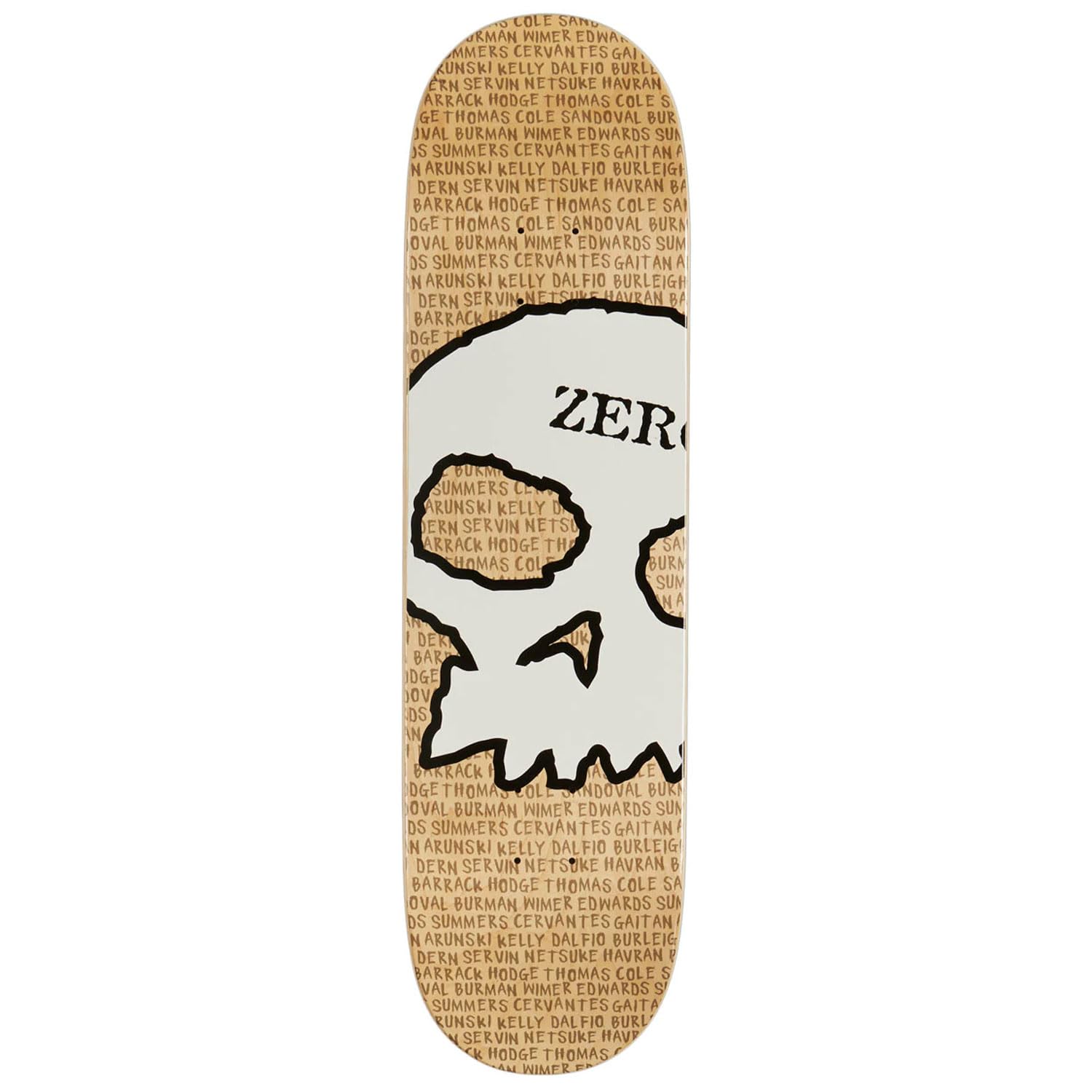 Zero Skateboard Deck Skull Graphic 8.5