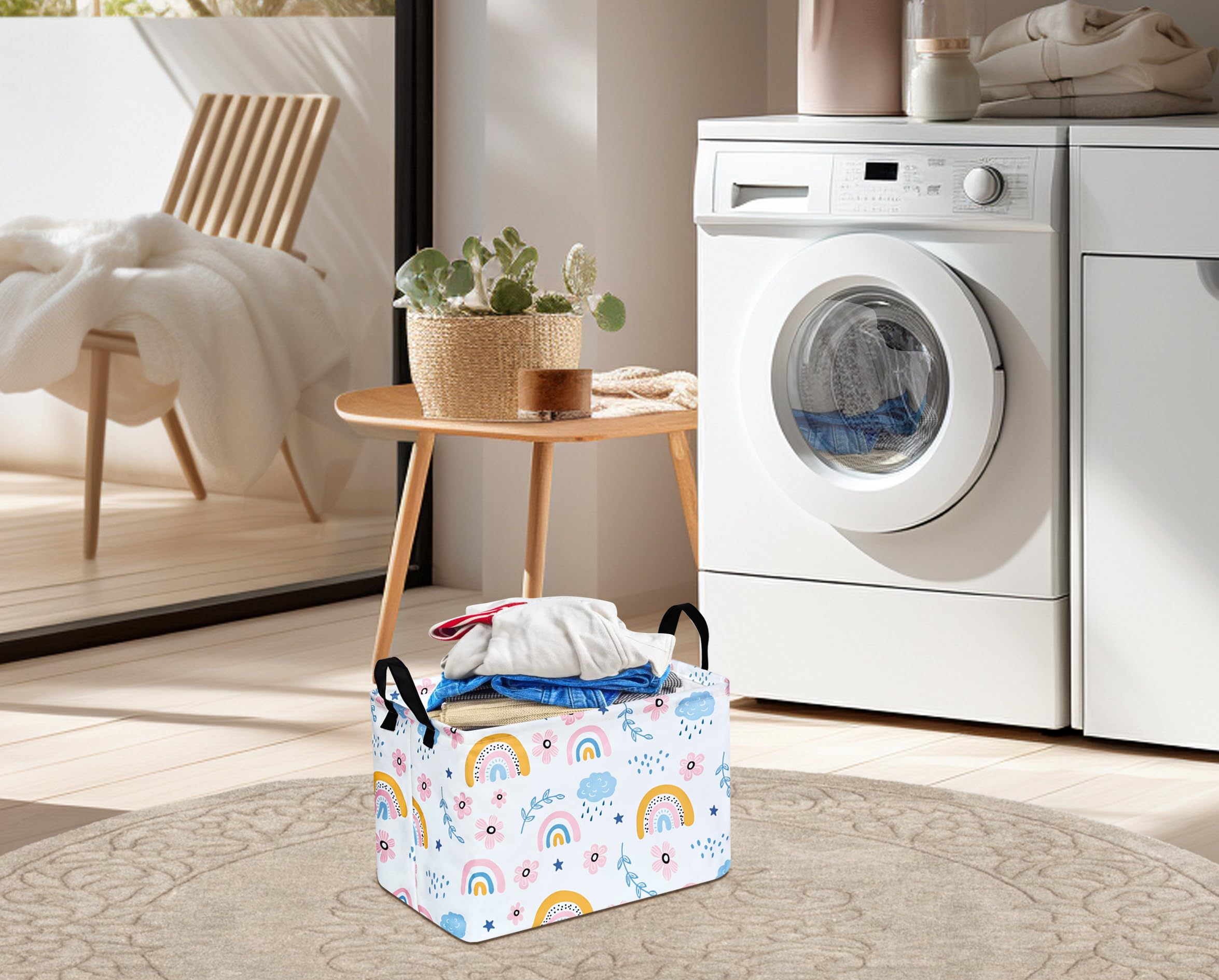 Collapsible Toy Storage Box & Organizer Bin - Kids Hamper Chest for Home, Dorm, Kitchen, Pet, Office, Closet & Shelf - Perfect for Playroom Organization & Gift Baskets