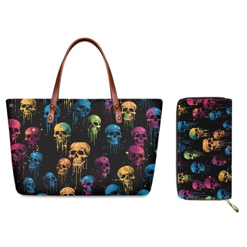 Colorful Gothic Skull