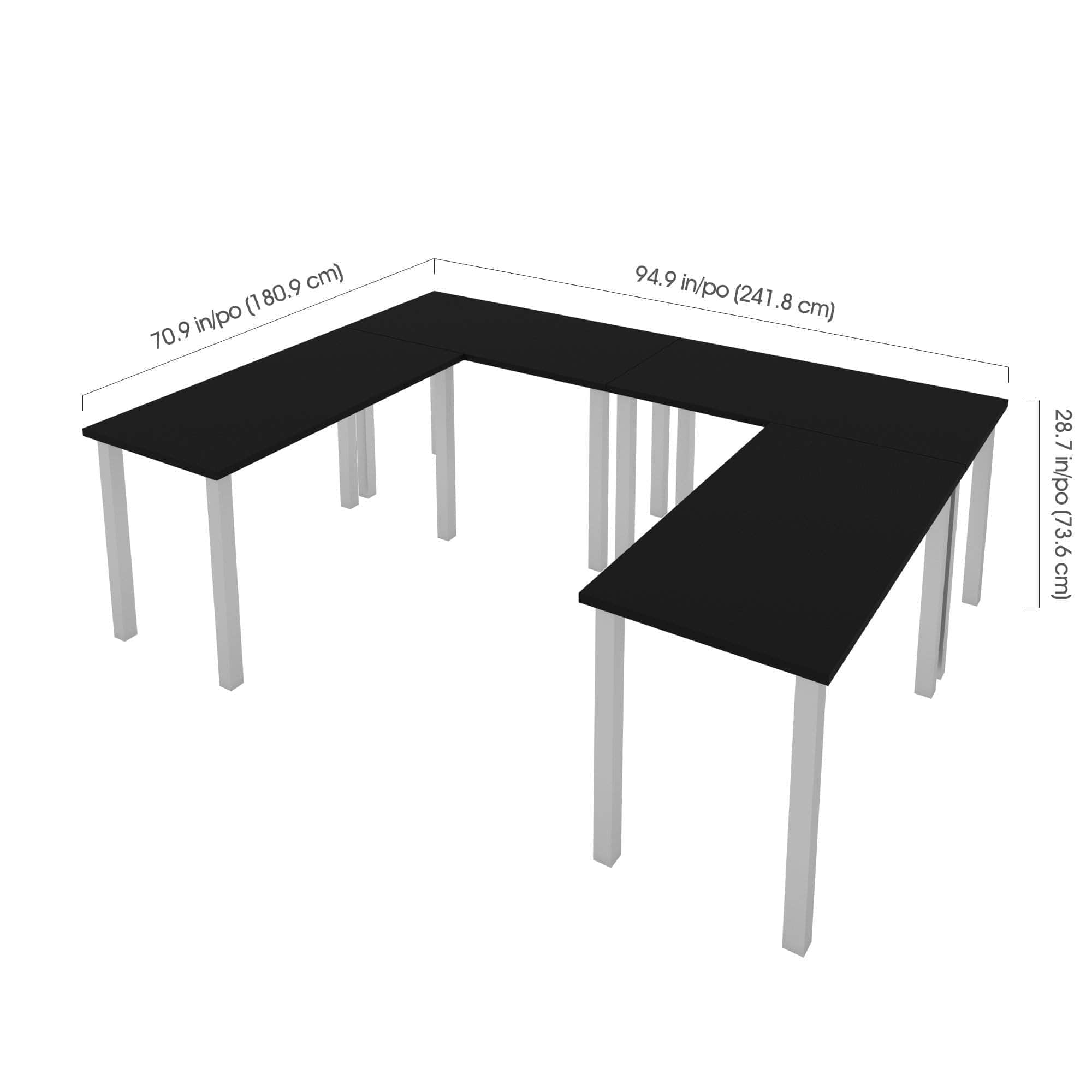 Universal 4-Piece Table Desk Set - 24