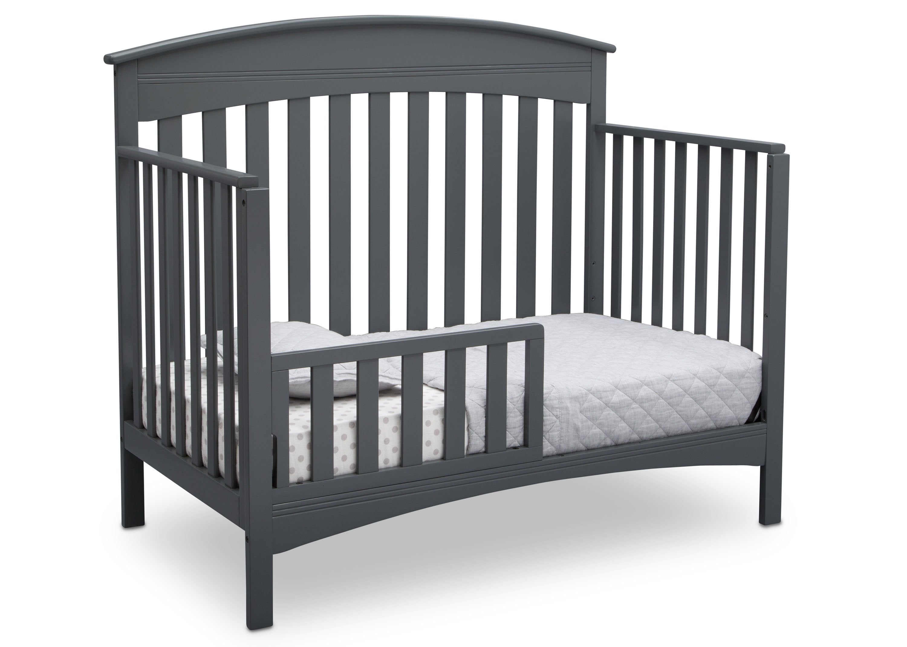 Bennington Elite Arched 4-in-1 Convertible Crib - Convertible Baby Crib to Toddler Bed, Daybed & Full-Size Bed | Perfect for Nursery, Bedroom & Guest Room