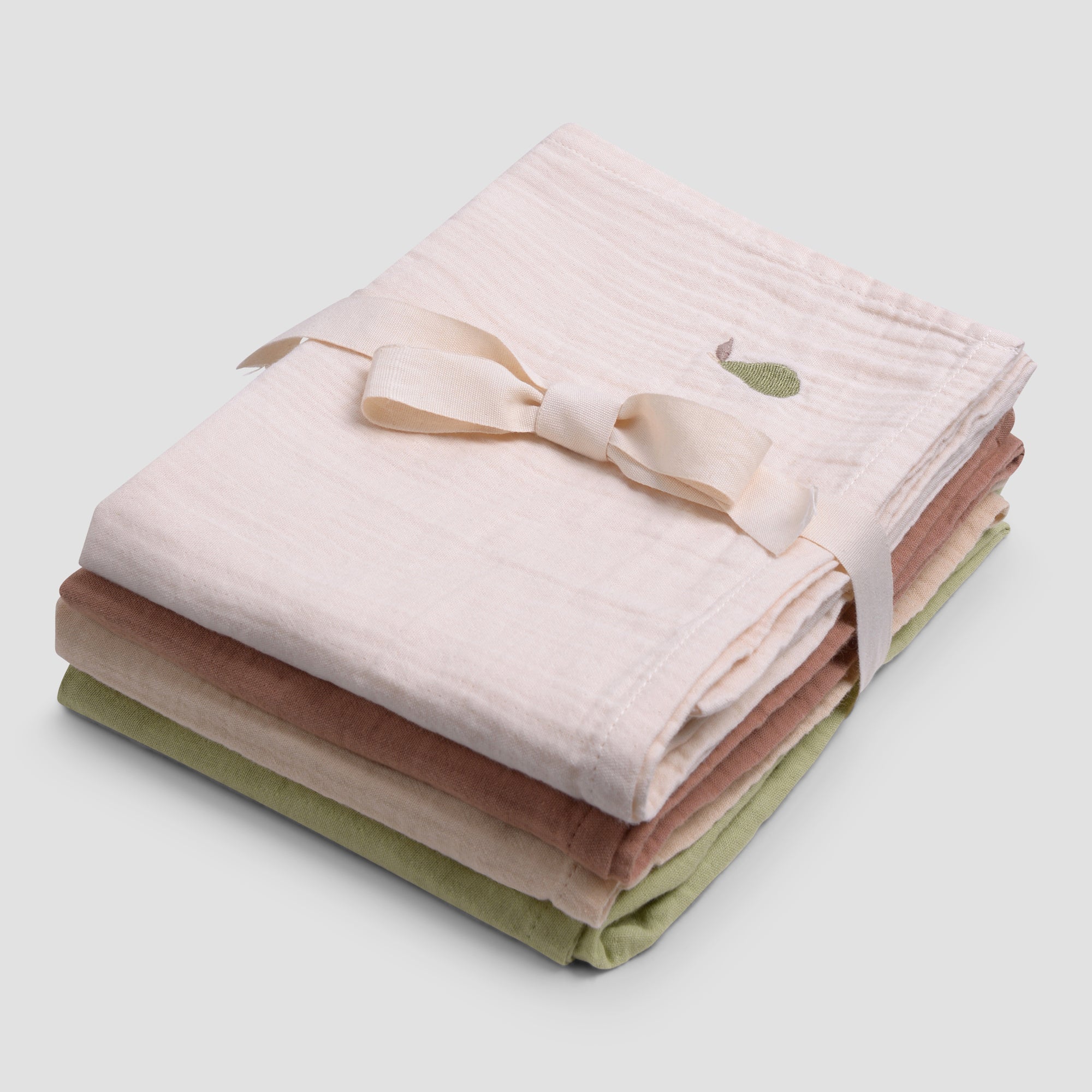 Organic Cotton Gauze Muslin Squares - Soft & Breathable Baby Swaddle Blankets, Burp Cloths & Nursing Covers for Newborns & Infants | Perfect for Swaddling, Diaper Changing & Breastfeeding