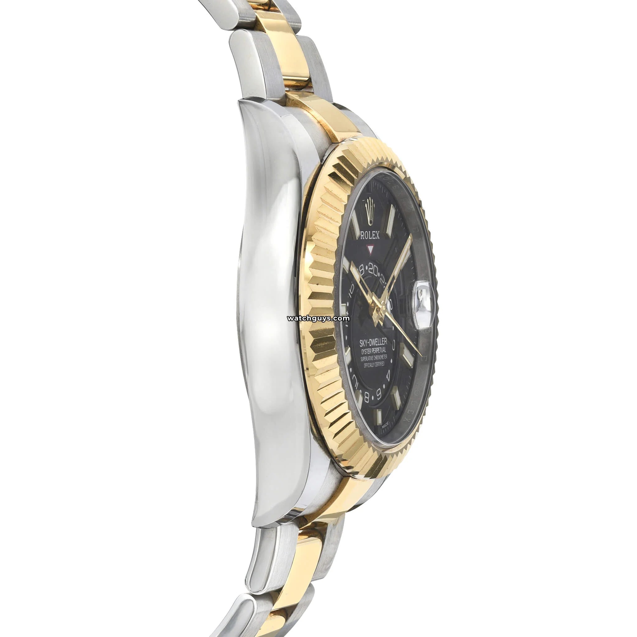 Rolex Sky-Dweller 326933 Men's Watch - Black Oyster Perpetual Stainless Steel Luxury Timepiece for Business Travel & Formal Occasions
