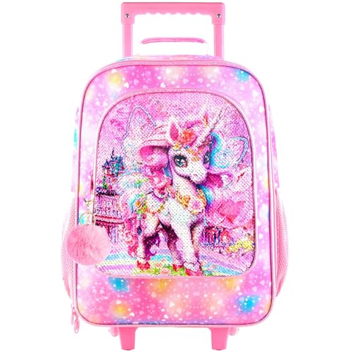 Girls Unicorn Pink Luggage