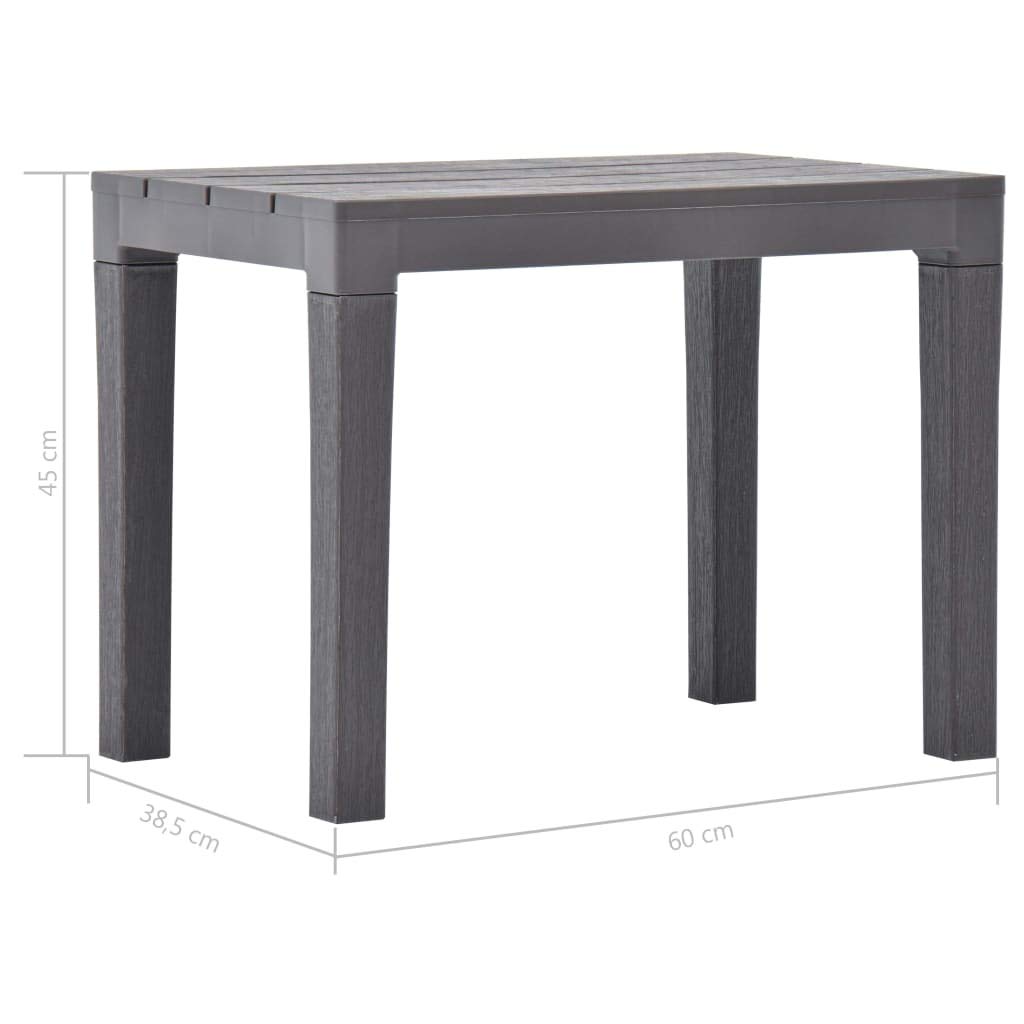 2-Piece Mocca Plastic Garden Bench Set - Outdoor Patio Furniture for Yard, Garden & Backyard Seating - Fast Shipping | Perfect for Relaxing, Entertaining & Decorating Outdoor Spaces
