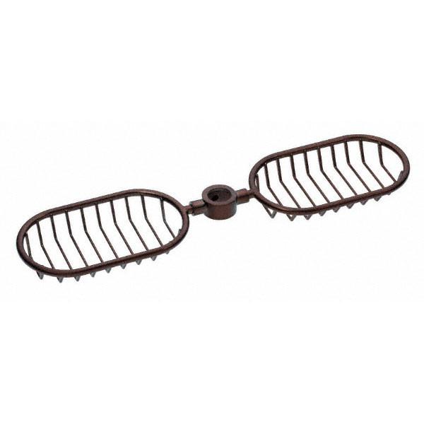 Danze Oil Rubbed Bronze Handheld Shower Head with Slide Bar Mount and Wire Basket Shelves - Perfect for Bathroom Renovation and Spa-Like Shower Experience
