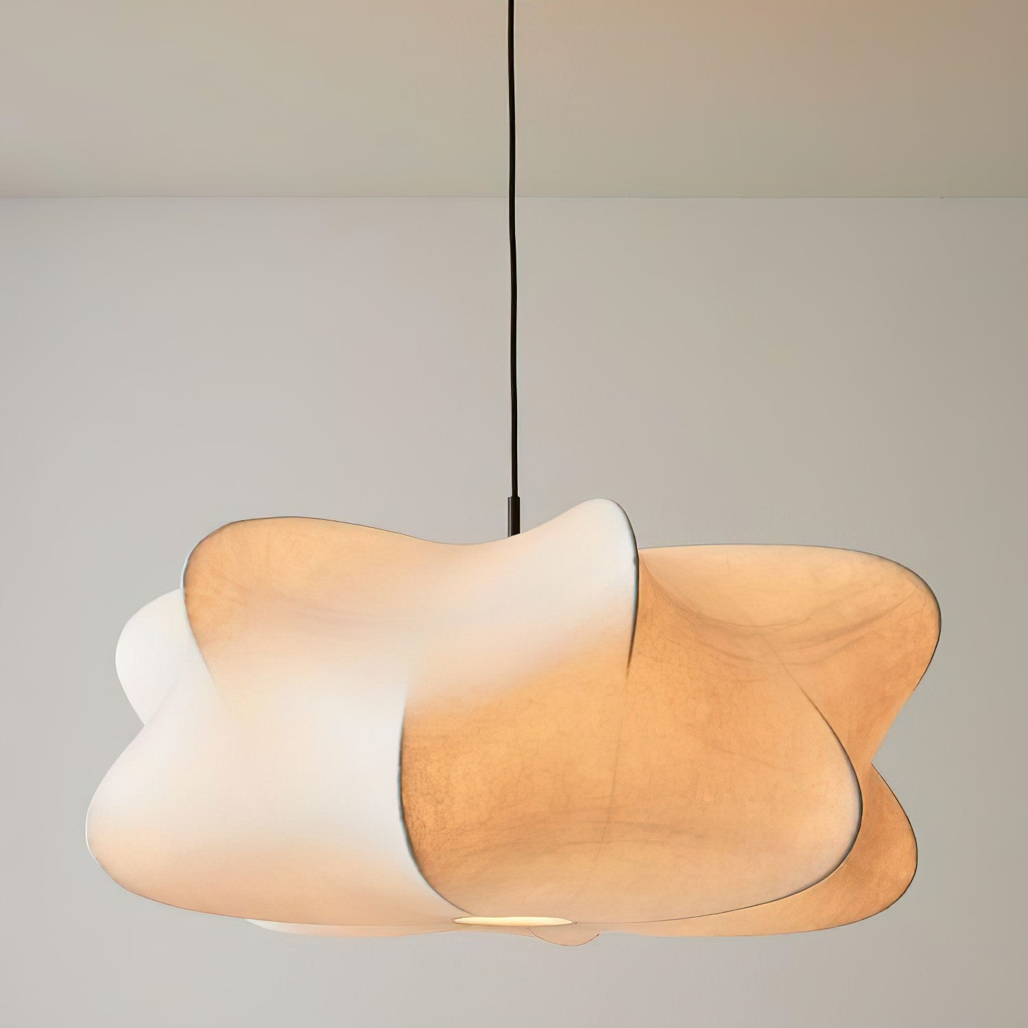Modern Elysia Pendant Light - Elegant Glass Ceiling Lighting Fixture for Dining Room, Kitchen Island, Bedroom & Living Room Decor
