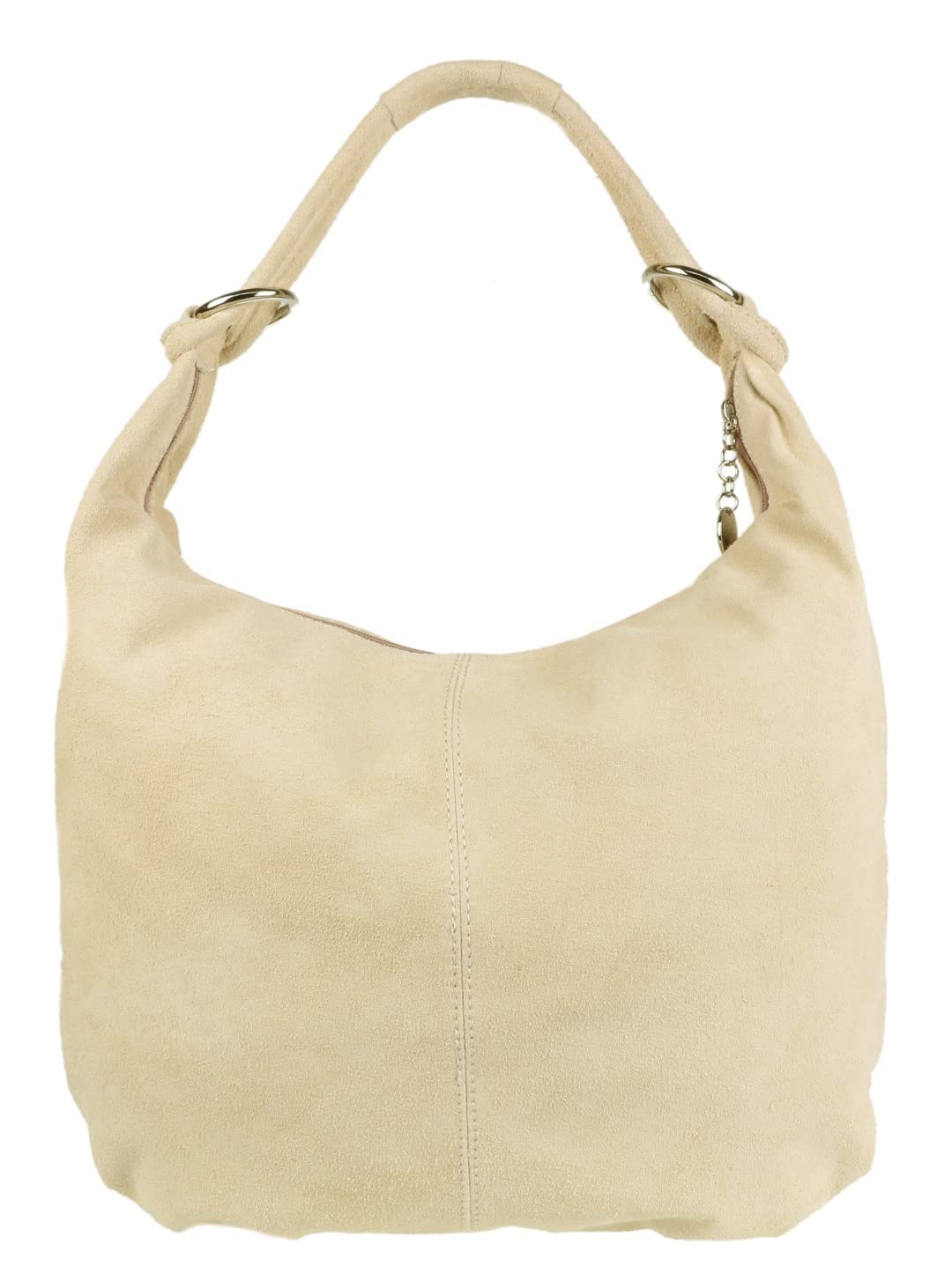 Stylish Women's Hobo Shoulder Bag - Genuine Italian Suede Leather Handbag for Ladies | Perfect for Work, Travel & Everyday Use