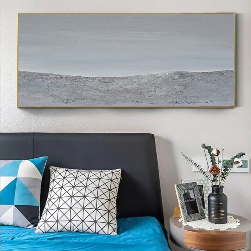 Ocean and Sky Painting #OS 016 - Handmade Canvas Wall Art for Home & Office Decor - Perfect for Living Room, Bedroom or Office