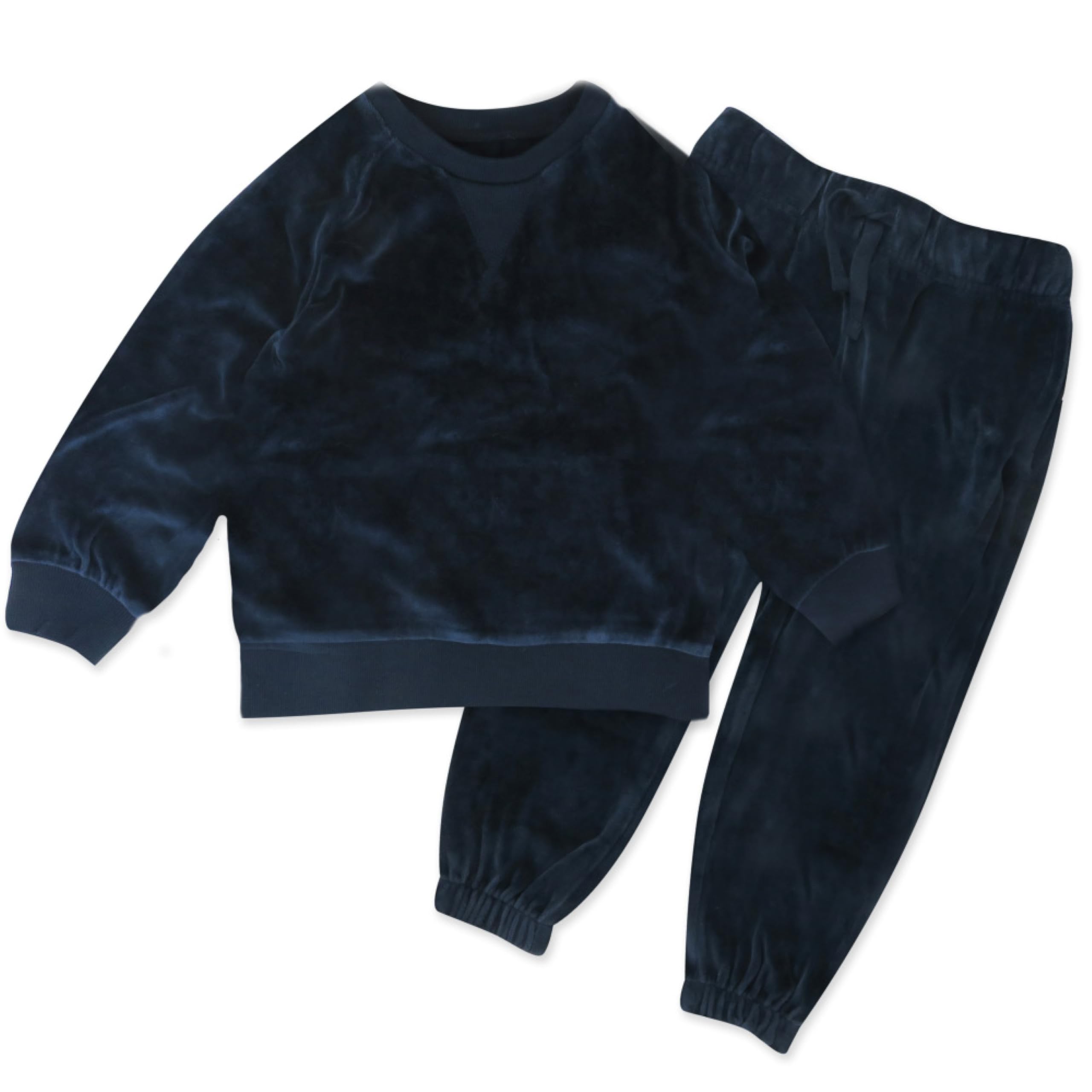 HONESTBABY Soft Velour Hoodie & Zip-Up Sweatshirt with Jogger Pants Set - Cozy Outfit for Toddlers, Baby Boys & Girls | Perfect for Playdates, Family Outings & Loungewear