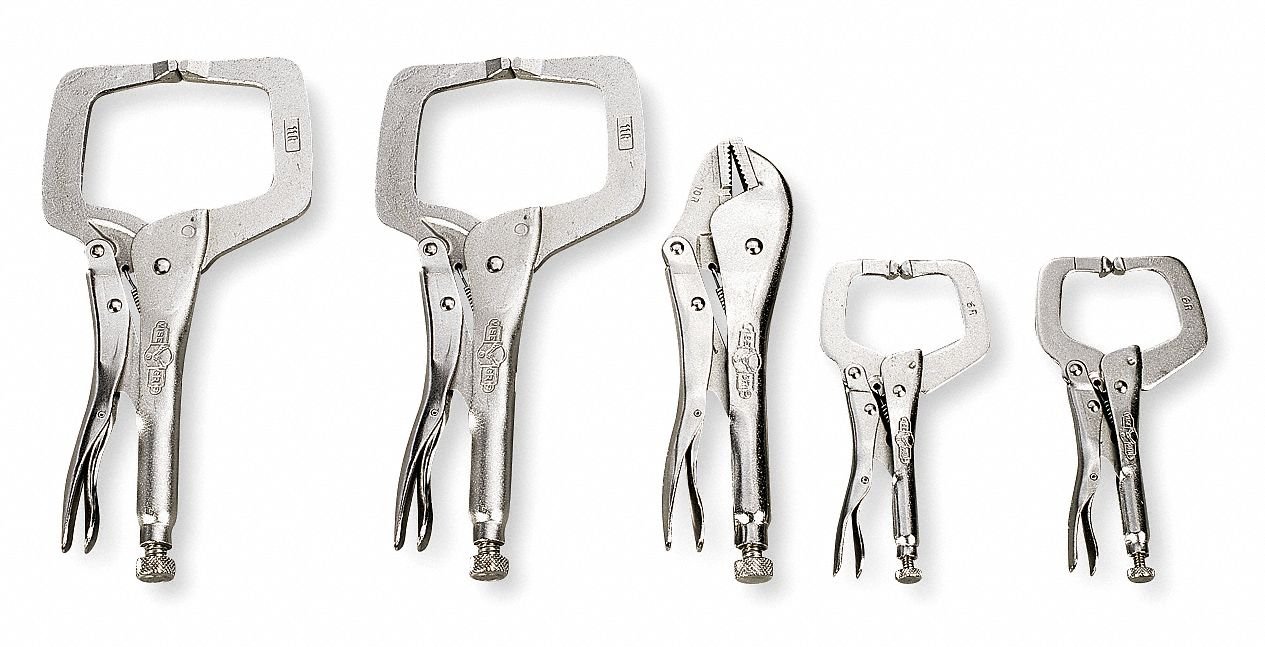 Heavy Duty Clamp Set - 12-Piece Adjustable Clamps for Woodworking, Metalworking & DIY Projects - Perfect for Carpentry, Welding, and Home Repair