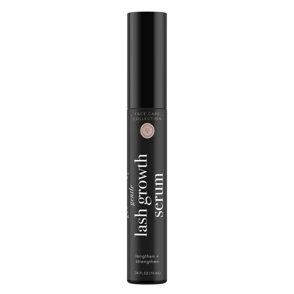 Rowe Casa Organics Lash Serum - Natural Castor Oil for Eyelash & Eyebrow Growth - Enhance Thickness & Length for Daily Beauty Routine