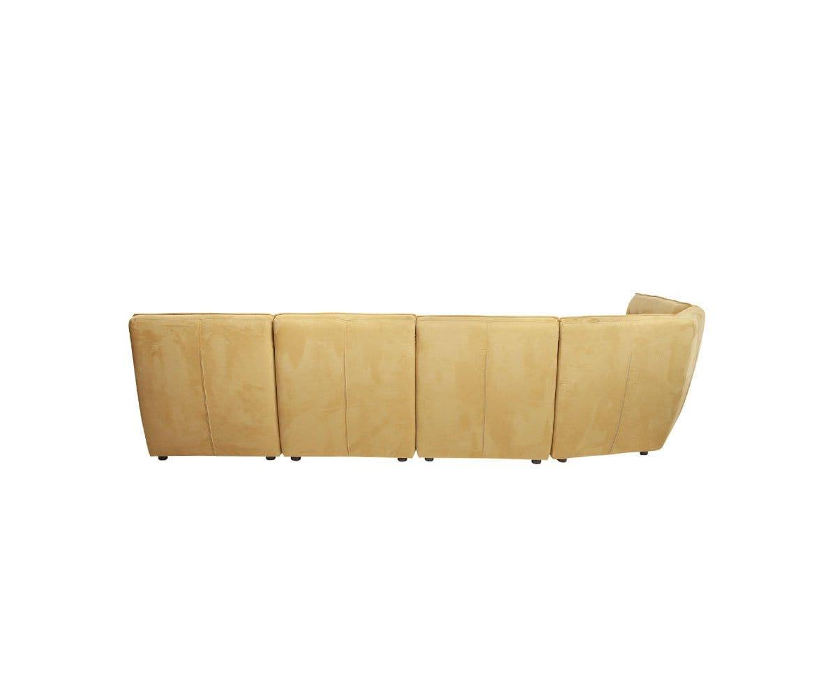 Diego 6-Piece Modular Sectional Sofa Set - Modern L-Shaped Couch with Reversible Chaise for Living Room, Lounge & Family Room - Comfortable & Stylish Home Furniture