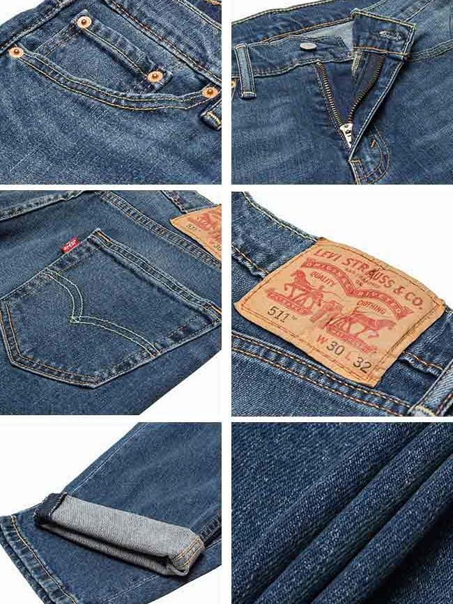 Levi's Men's 511 Slim Fit Stretch Jeans in Throttle Blue | Comfortable & Stylish Denim Pants for Casual Wear, Work & Everyday Outfits