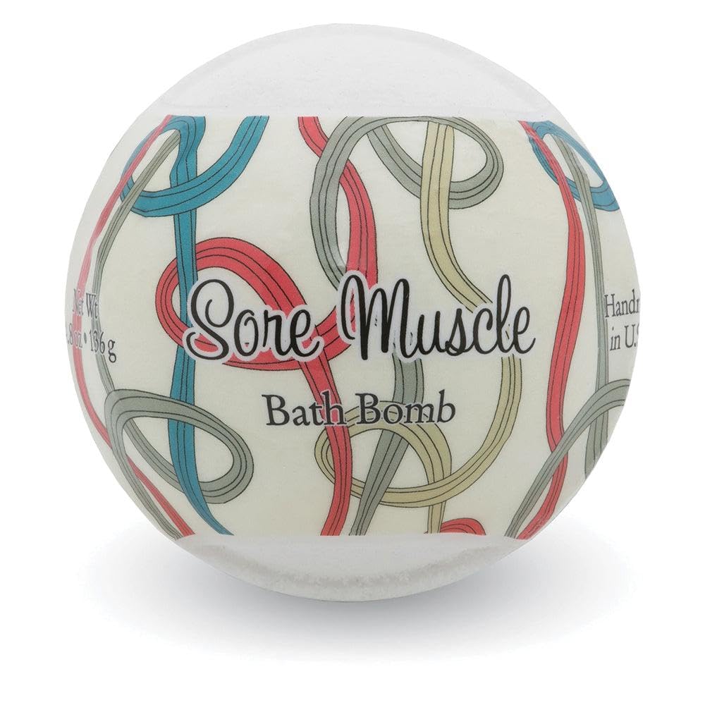 Primal Elements Sore Muscle Relief Bath Bombs - Lavender & Eucalyptus Aromatherapy for Post-Workout Recovery & Stress Relief - Perfect for Athletes, Yoga Practitioners & Spa Nights