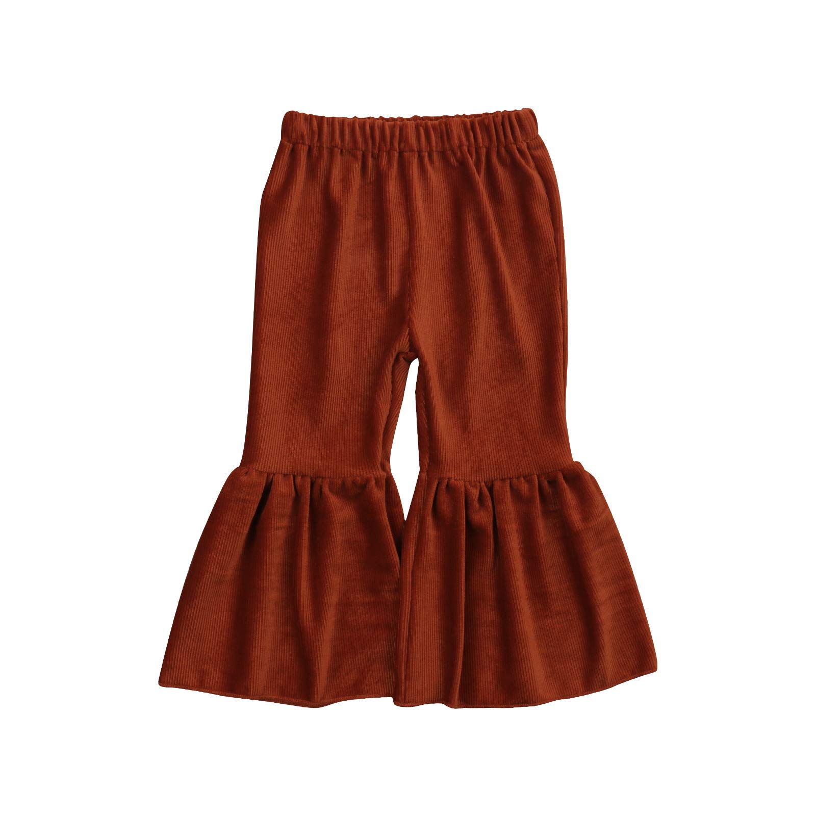 Toddler Bell Bottom Pants for Baby Girls - Soft Ruffle Leggings & Flare Trousers | Playtime, Daycare & Special Occasion Outfits