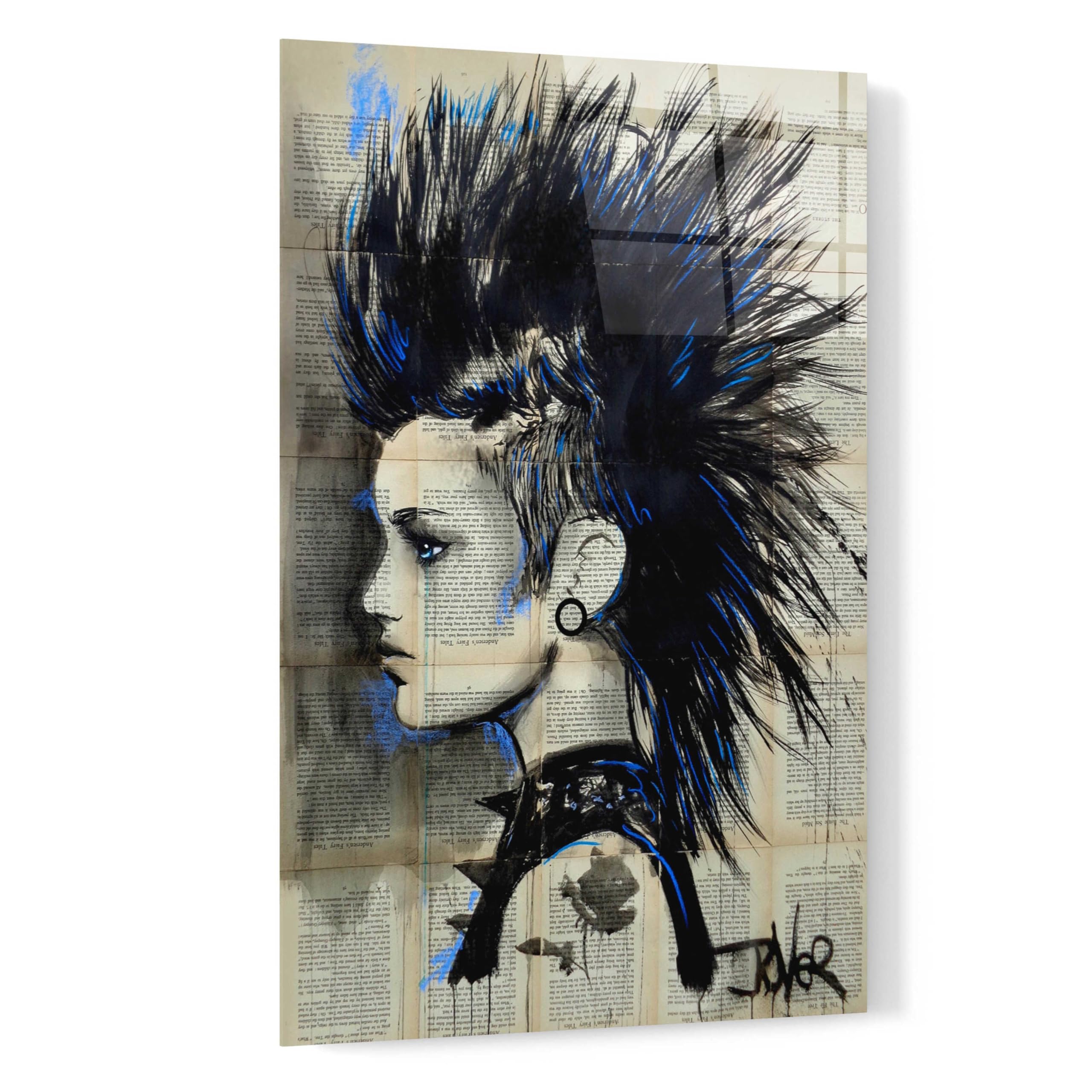 Epic 'Fairytale' Art Print by Loui Jover - 16x24 Inch Acrylic Glass Wall Decor - Modern Home & Office Wall Art for Living Room, Bedroom, or Gift
