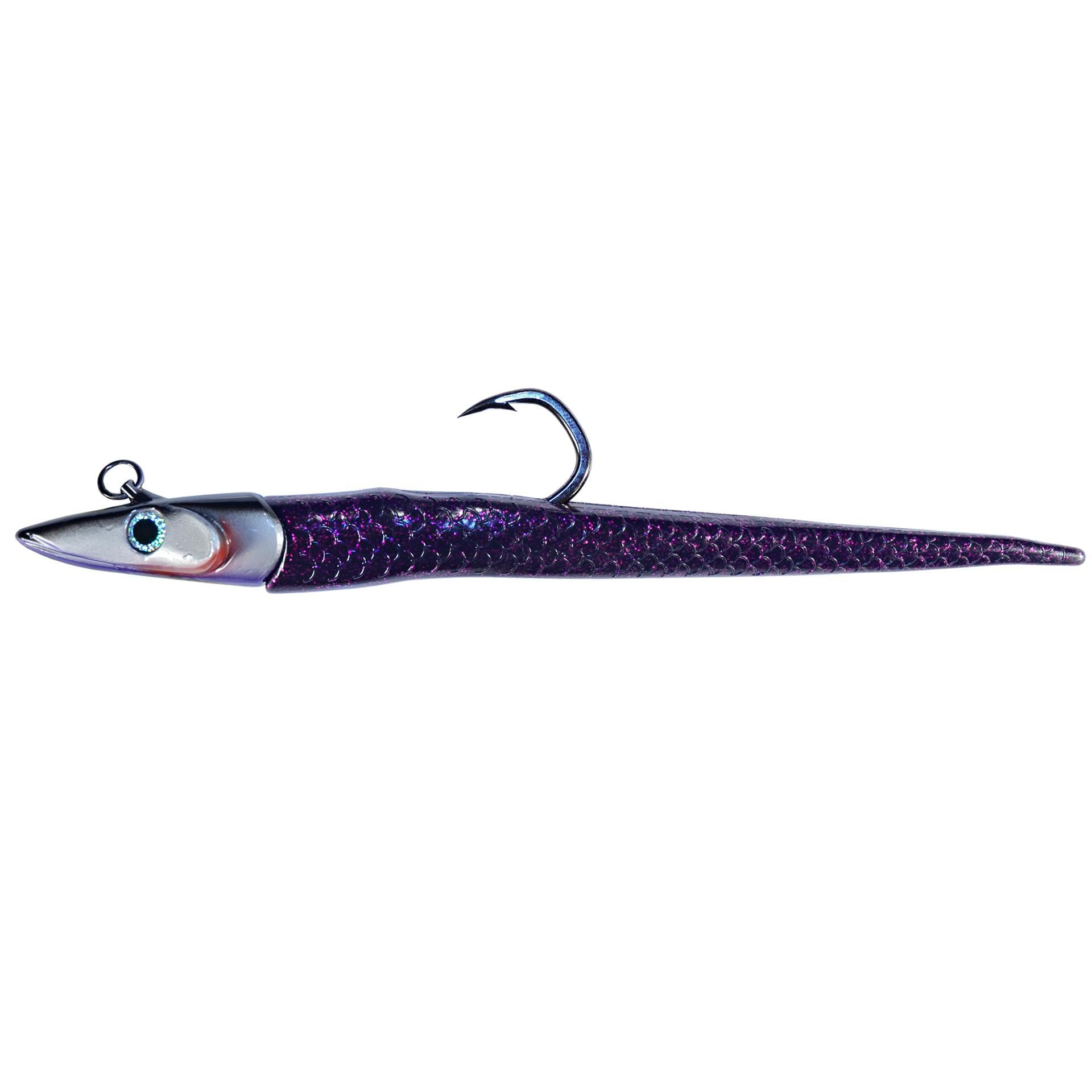 4oz Harness Jig Blurple - Premium Fishing Lure for Bass, Walleye & Saltwater - Ideal for Casting, Trolling & Jigging