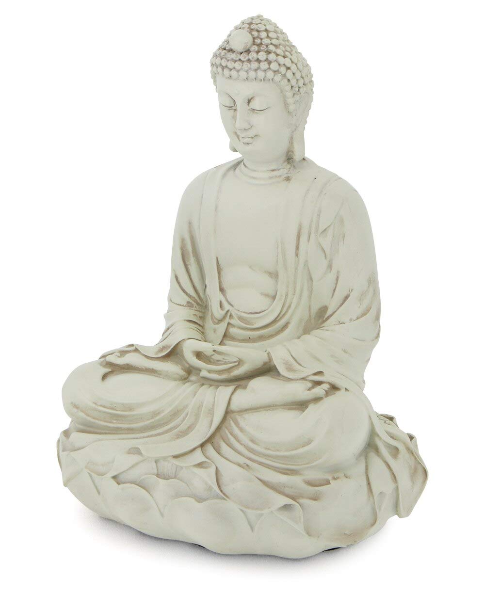 Serene Buddha Meditation Statue - 6.5 Inch Handcrafted Home Decor for Yoga, Zen Garden & Spiritual Relaxation | Perfect for Meditation Spaces & Mindful Living
