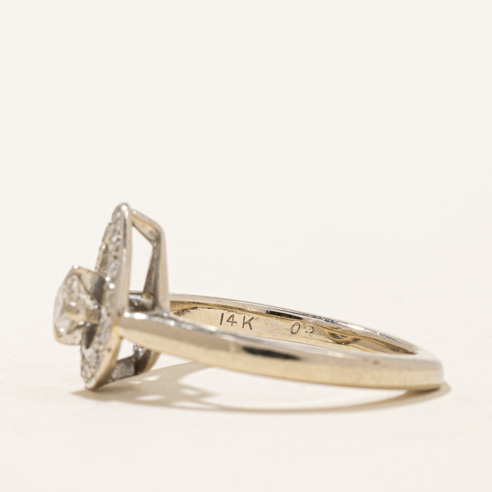 0.33ctw Diamond Pear Shaped Ring - Size 4.75 | Elegant Solitaire Engagement Ring for Women | Perfect for Proposals, Anniversaries & Special Occasions
