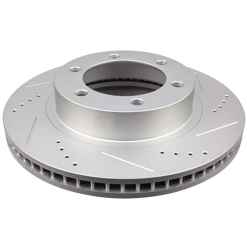 High-Performance Brake Kits with Pads & Rotors - Front Replacement for Toyota 4Runner (2003-2009), FJ Cruiser (2007-2014), Tacoma (2005-2018) - Perfect for Off-Roading, Daily Commuting & Heavy-Duty Towing