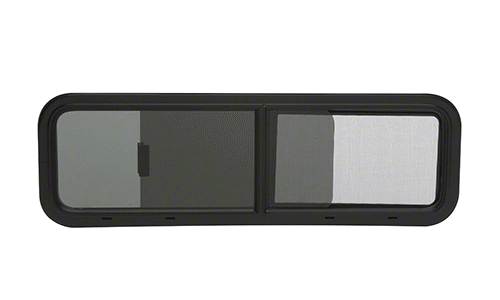 CR Laurence Driver Side Half Slider Van Bunk Window for 2007-2024 Models - Perfect for RV, Camper, and Conversion Van Upgrades