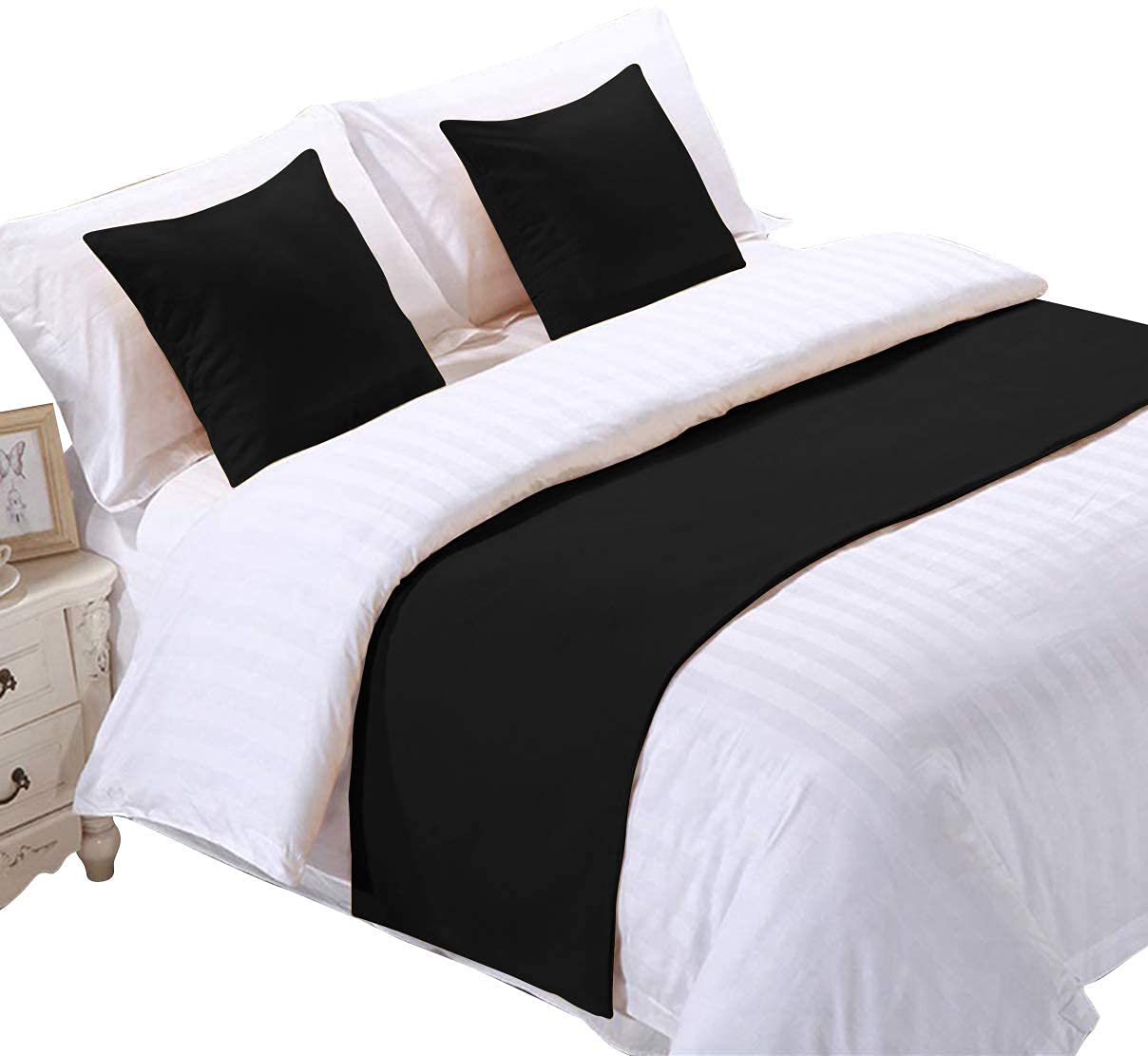 Luxury 800 Thread Count Egyptian Cotton Bed Runner - Queen Size (88