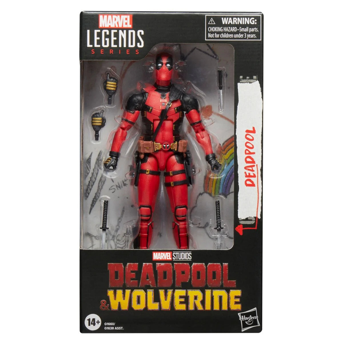 Deadpool & Wolverine Marvel Legends Action Figure - 6-Inch Collectible Toy with Accessories - Perfect for Superhero Fans, Collectors, and Display