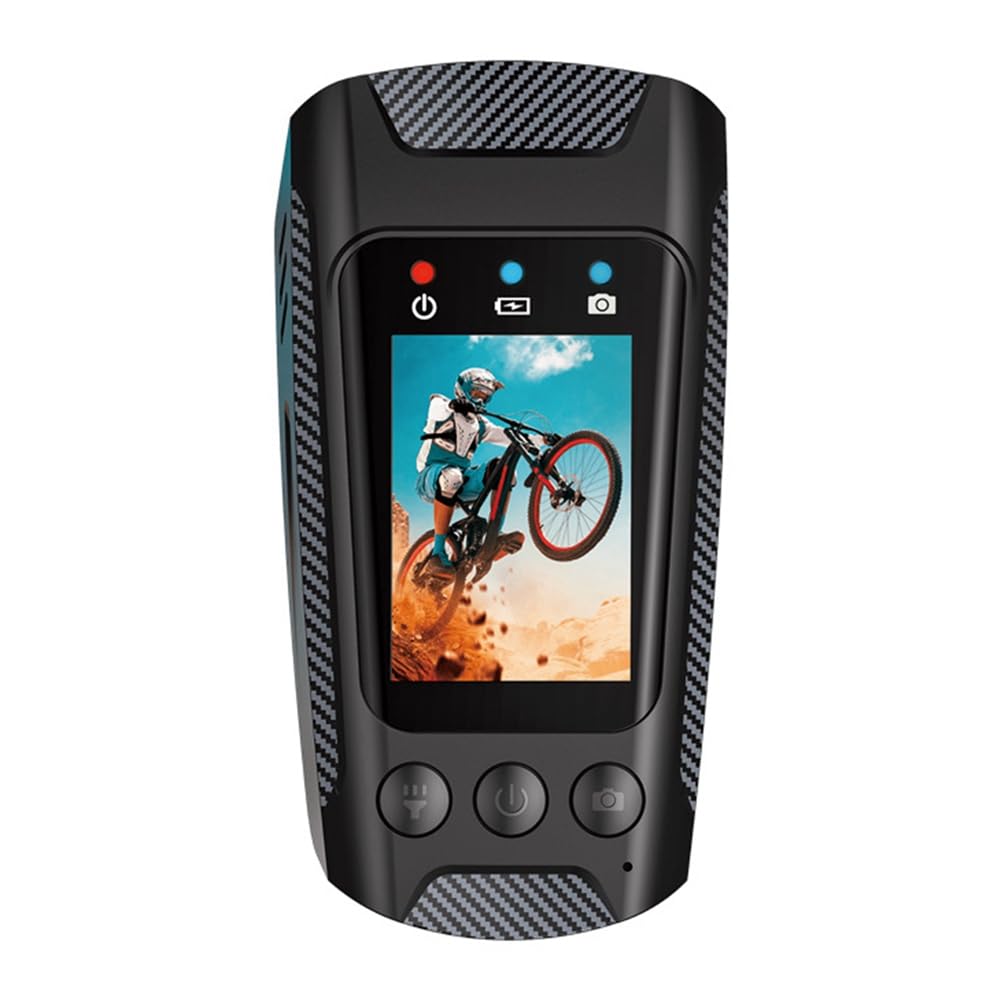 Osmond 3-in-1 4K Sports Camera - Waterproof Helmet Cam, Bike Dash Cam & Motorcycle Camera with LED Light & Bluetooth Speaker | Perfect for Cycling, Motorcycling, Skiing & Outdoor Adventures